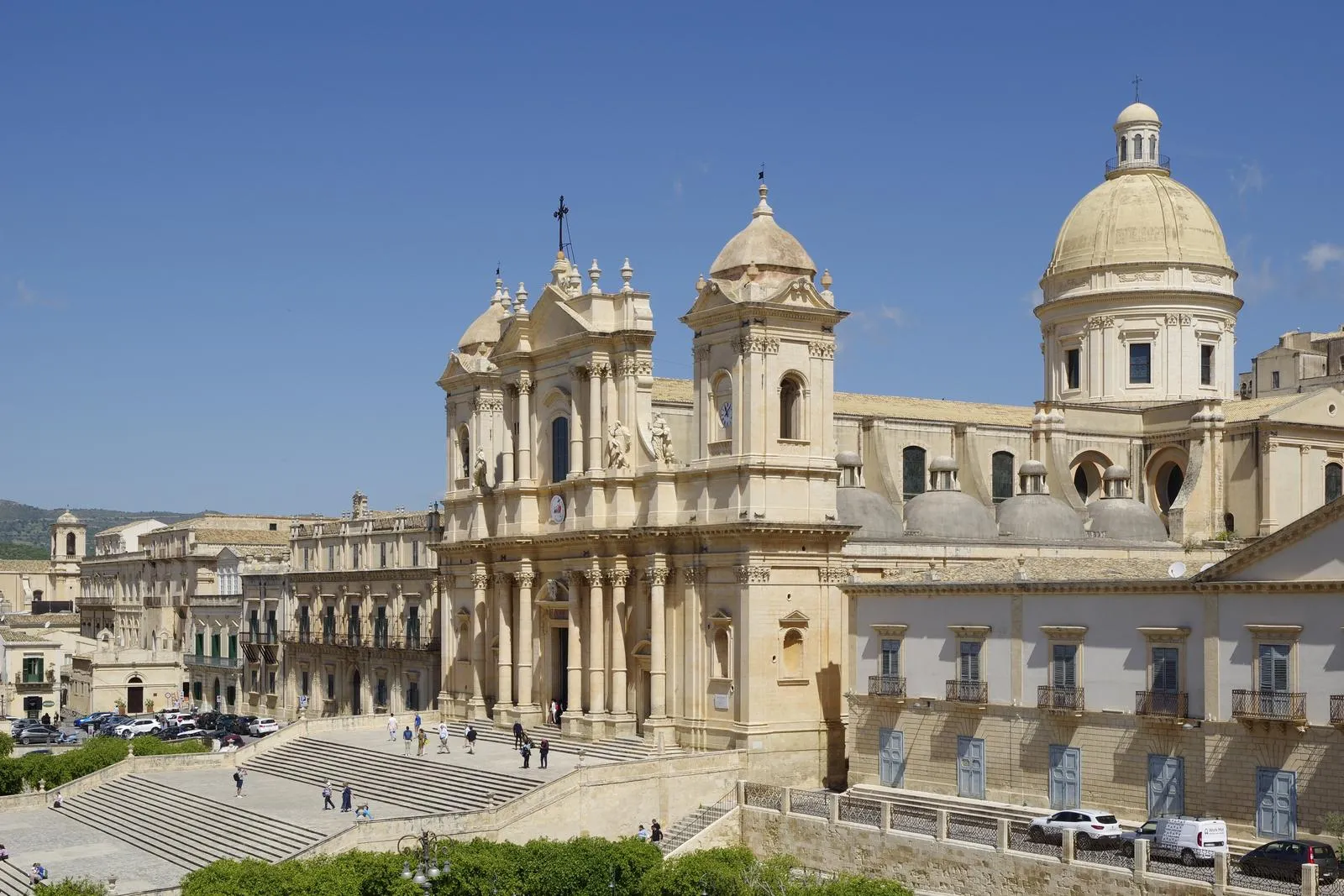 The Baroque cathedral of Noto in the Val di Noto, Sicily